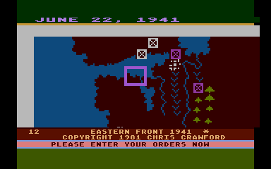 Eastern Front (1941) atari screenshot